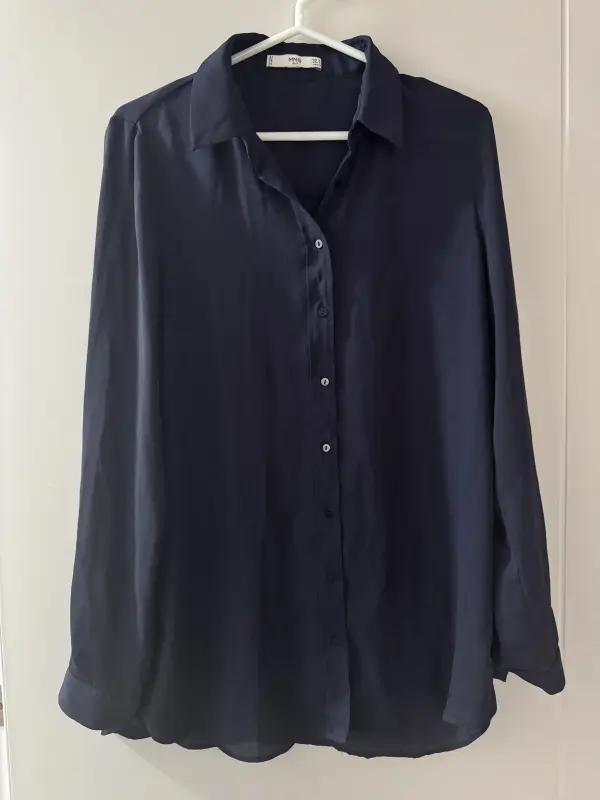Blusa manga larga morado marca MANGO talla  S - Comprar en Lima Perú | Fancy Shops