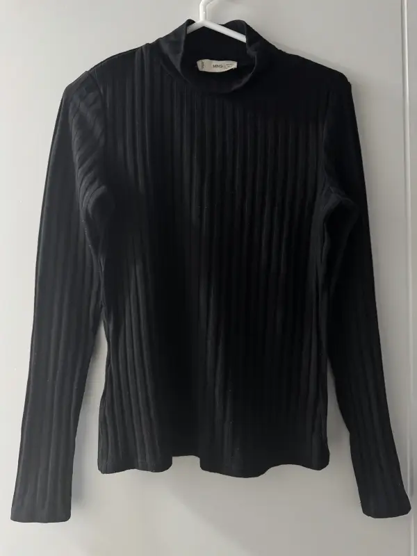 Suéter de manga larga negro marca MANGO talla  S - Chompas, Chalecos y Suéteres | Comprar Online Lima