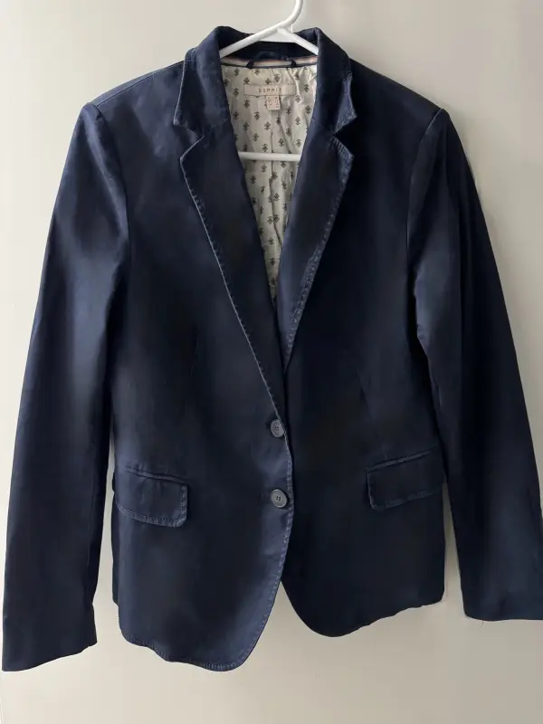 Blazer azul oscuro de marca ESPRIT - Blazers y Chalecos Sastre | Comprar Online Lima
