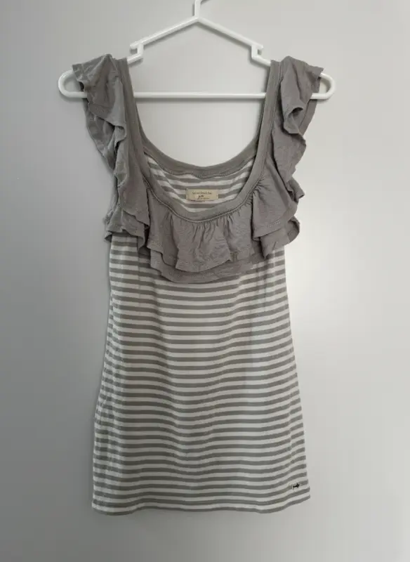 Blusa de rayas gris y blanco KIDSMADEHERE talla S - Polos | Comprar Online Lima