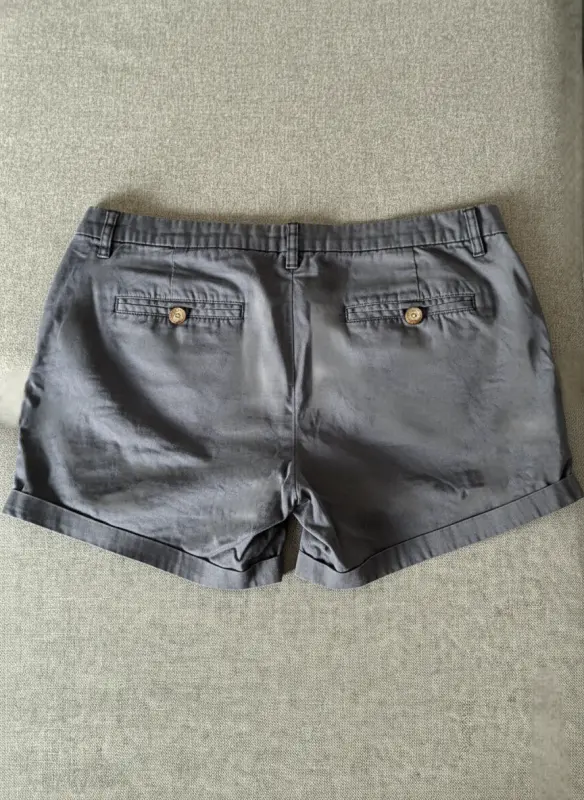 Short azul marca MANGO talla 30 - Imagen 2