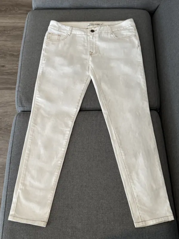 Pantalón blanco marca MICHELLE BELAU talla 32 - Pantalones, Shorts y Faldas | Comprar Online Lima