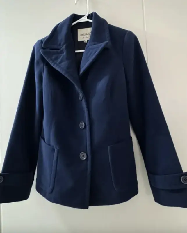 Abrigo azul talla M - Comprar en Lima Perú | Fancy Shops