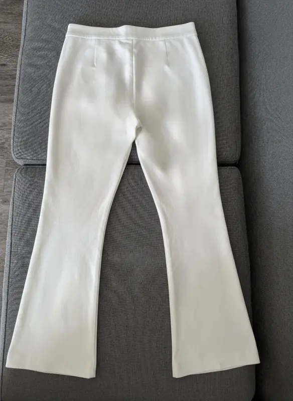 Pantalón blanco marca ZARA talla M - Imagen 2