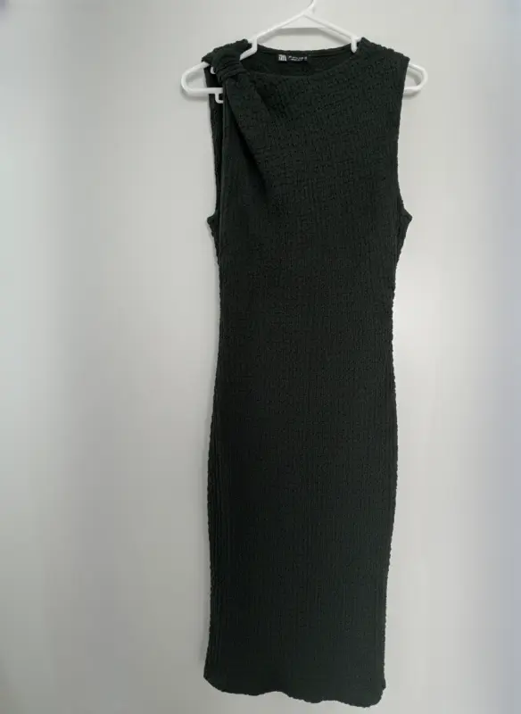 Vestido verde oscuro marca ZARA talla M - Enterizos Elegantes | Comprar Online Lima