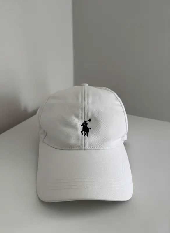 Gorra de algodón blanca Ralph Lauren bordado Unisex - Conjuntos Deportivos y Accesorios | Comprar Online Lima