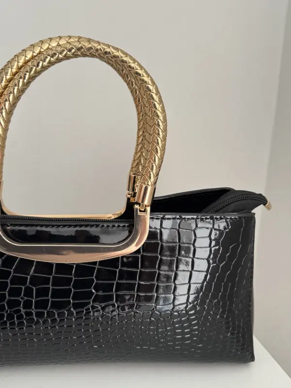 Bolso de mano y hombro negro - Imagen 2
