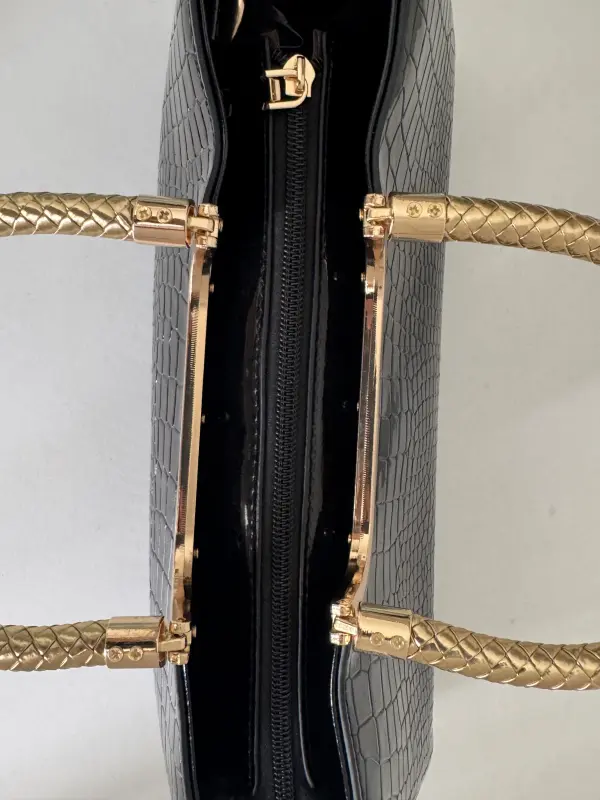 Bolso de mano y hombro negro - Imagen 3