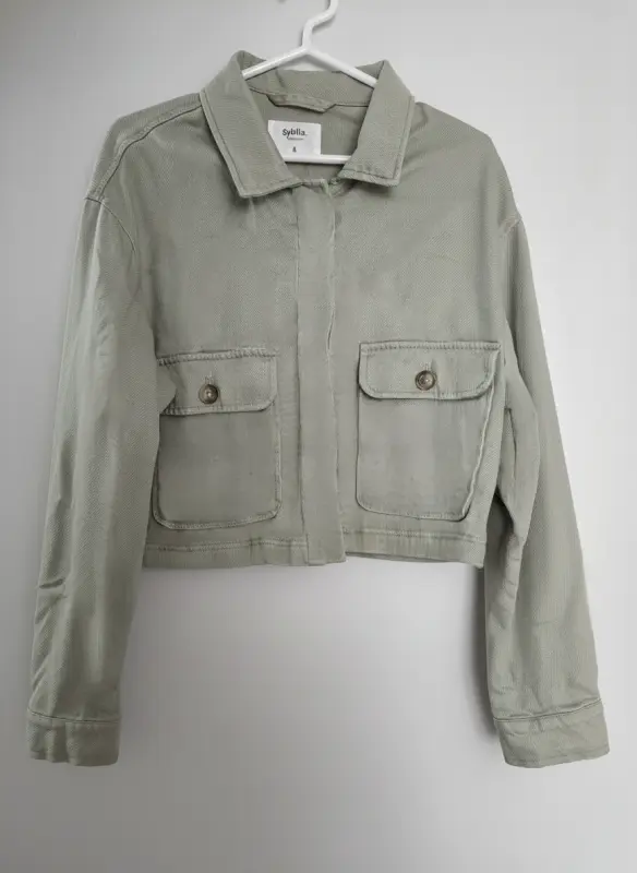 Casaca verde pastel talla S - Casacas y Gabardinas | Comprar Online Lima
