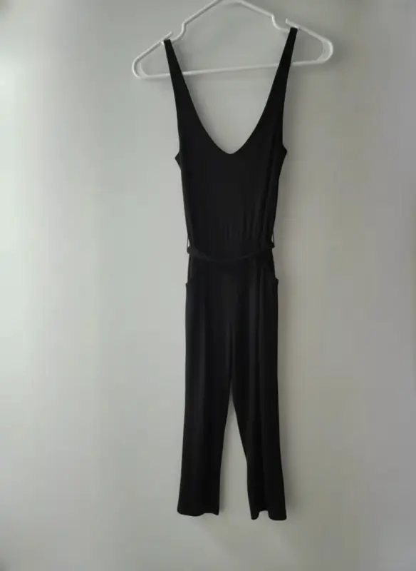 Enterizo negro con correa talla S/M - Imagen 2
