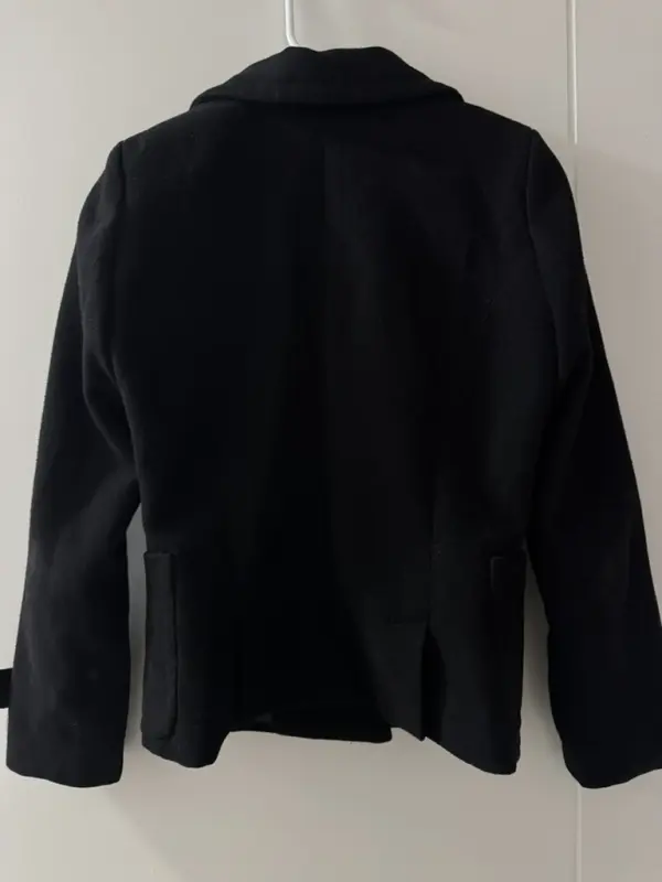 Abrigo negro talla M - Imagen 2
