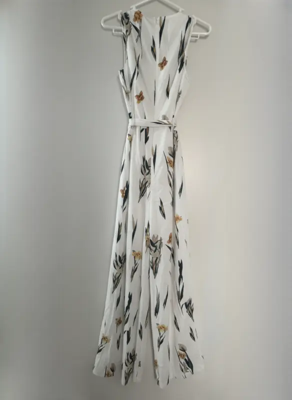 Enterizo blanco con estampado de flores talla M - Imagen 2