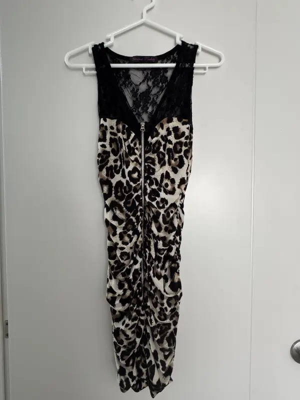 Vestido animal print talla S/M - Enterizos Elegantes | Comprar Online Lima