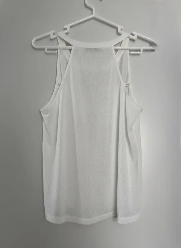 Polo manga cero blanco marca MANGO talla XS - Imagen 2