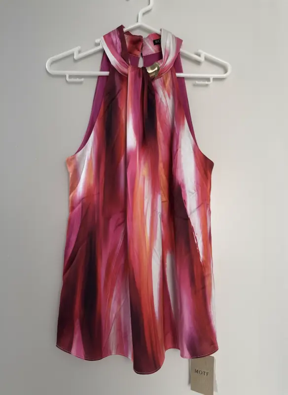 Conjunto Blusa y Falda multicolor talla M - Imagen 2
