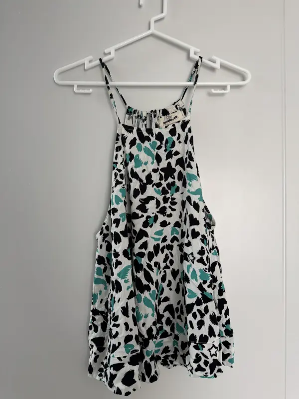 Blusa manga cero verde multicolor denimlab talla S - Comprar en Lima Perú | Fancy Shops