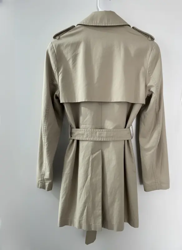 Gabardina zara beige talla S - Imagen 2