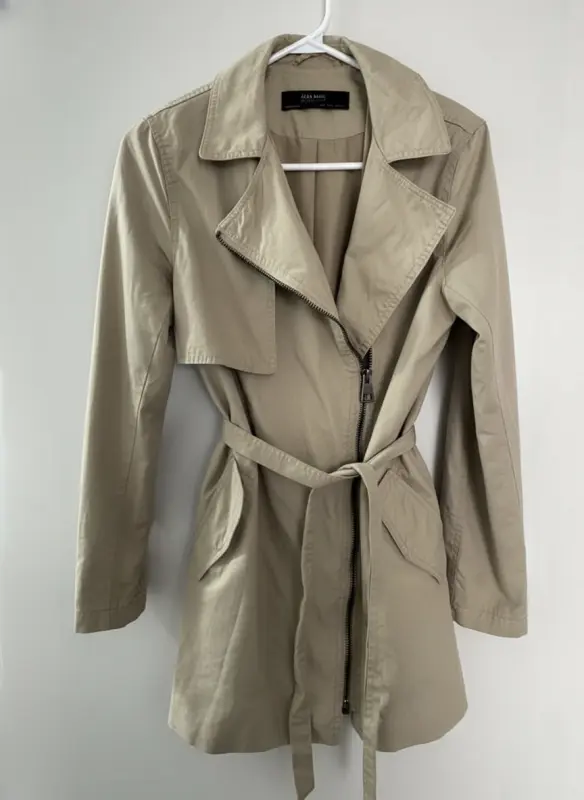 Gabardina zara beige talla S - Casacas y Gabardinas | Comprar Online Lima
