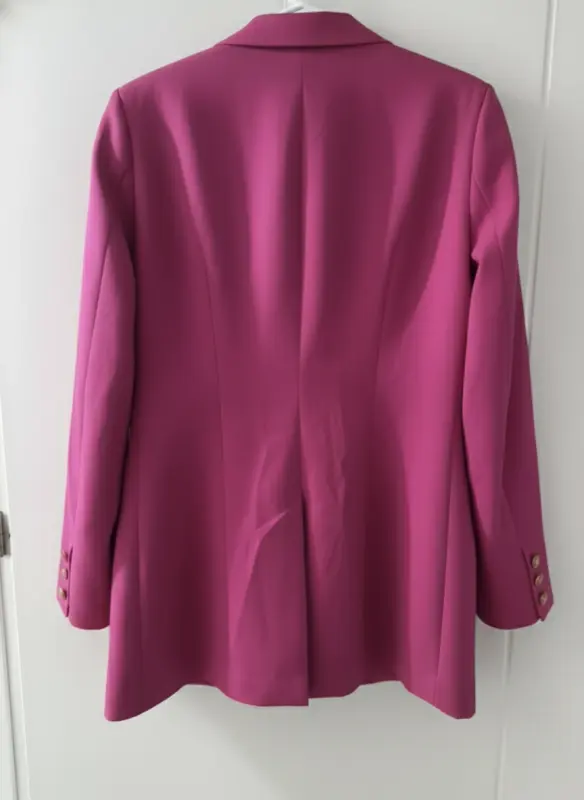 Blazer rosado talla M - Imagen 2