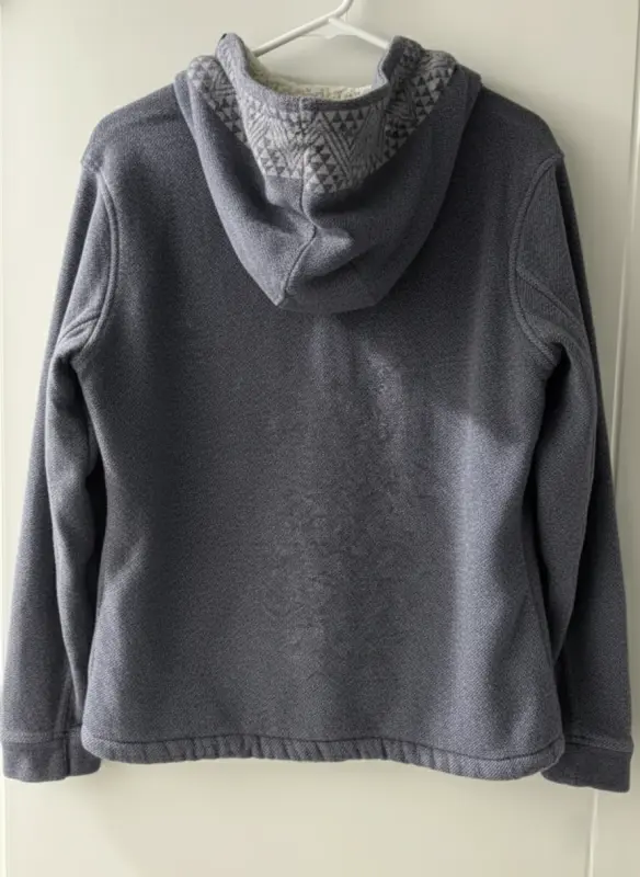 Polera de carnero roxy con capucha talla M - Imagen 2