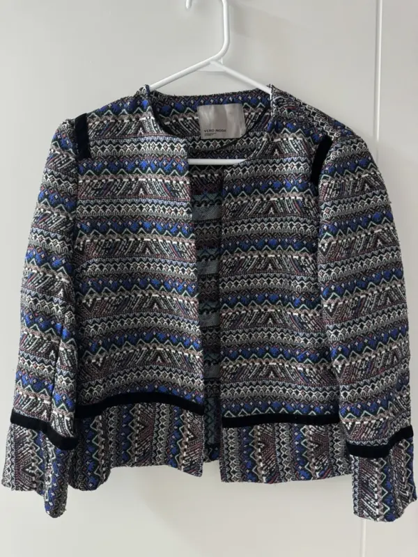 Casaca multicolor elegante de marca talla S - Casacas y Gabardinas | Comprar Online Lima