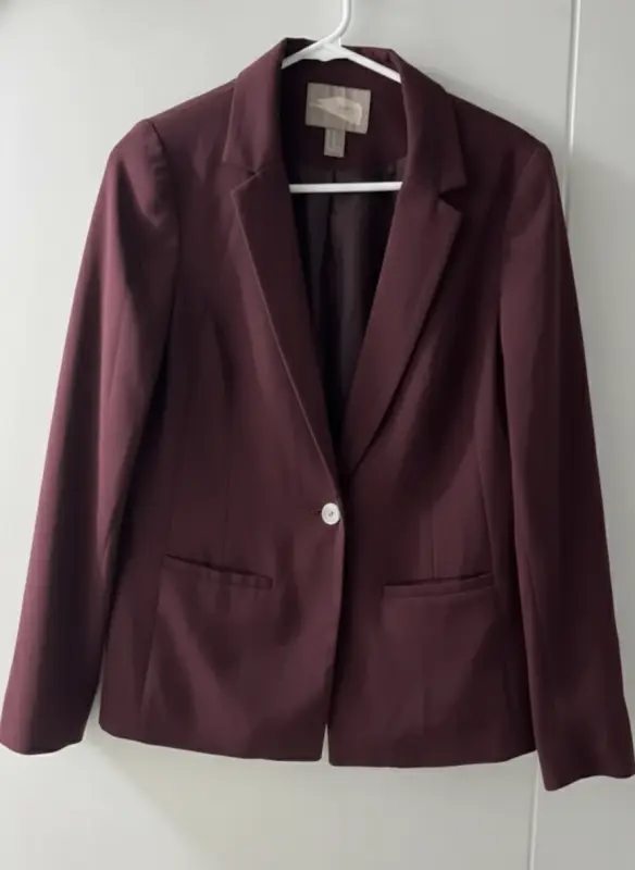 Blazer guinda 47 Street talla S/M - Blazers y Chalecos Sastre | Comprar Online Lima