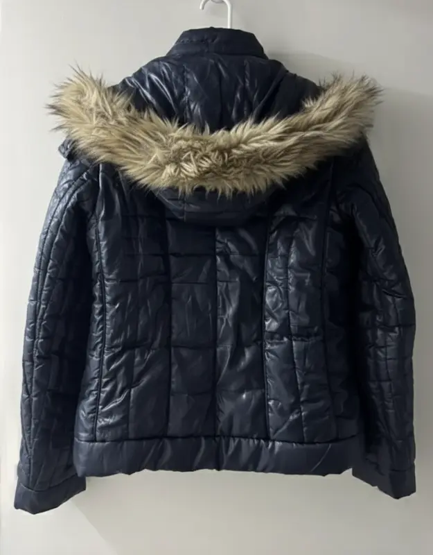 Impermeable azul oscuro tommy hilfiger talla M - Imagen 2