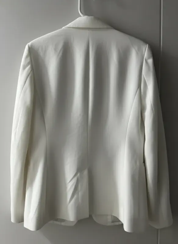 Blazer mango blanco talla XS/S - Imagen 2