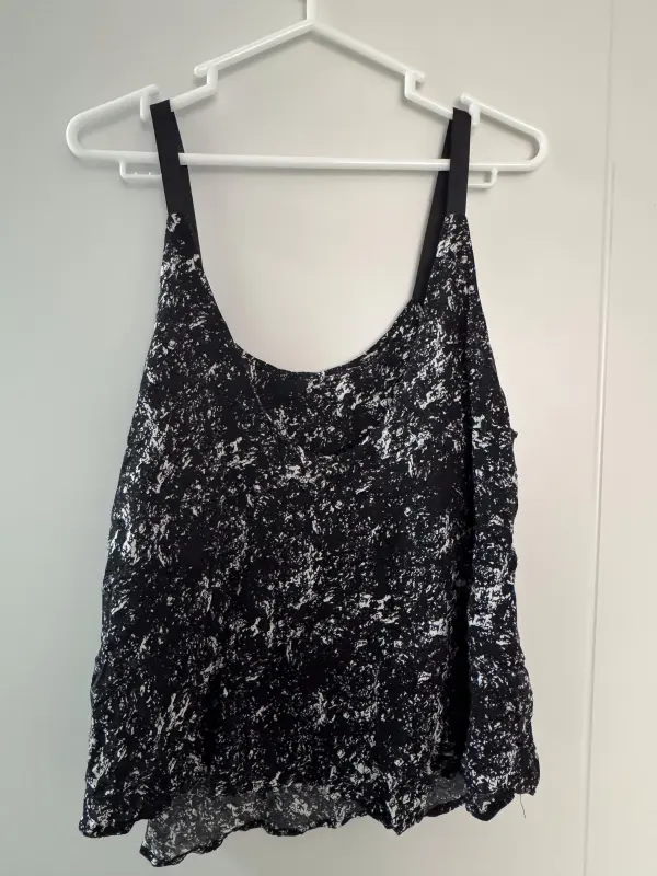 Blusa manga cero negro y blanco denimlab talla S - Comprar en Lima Perú | Fancy Shops