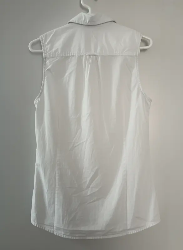 Blusa manga cero blanco marca pepe jeans talla M - Imagen 2