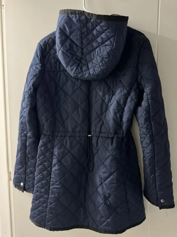 Impermeable azul oscuro cortefiel talla M - Imagen 2