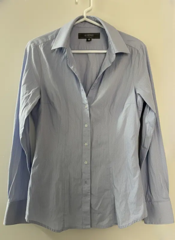 Blusa manga larga celeste marca basement talla S - Comprar en Lima Perú | Fancy Shops