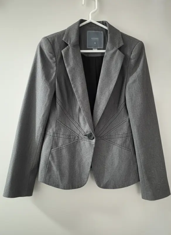 Blazer gris marca basement talla S - Blazers y Chalecos Sastre | Comprar Online Lima