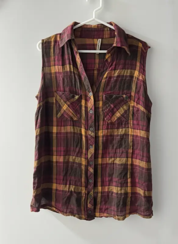Blusa manga 3/4 de cuadros dunkelvolk talla M - Comprar en Lima Perú | Fancy Shops