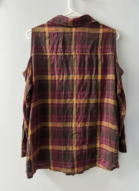 Blusa manga 3/4 de cuadros dunkelvolk talla M - Imagen 2